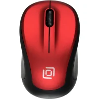 Мышь Oklick 665MW (черный/красный) фото 1